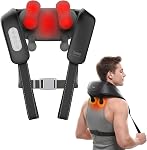 ibreo Shiatsu Neck and Back Massager with Heat, 10 Mins x 12 Cordless Uses | 3 Massage Modes & 2 Intensity Levels, 3D Kneading Deep Tissue, Voice Prompt & Smart Memory, Relax for Women, Men