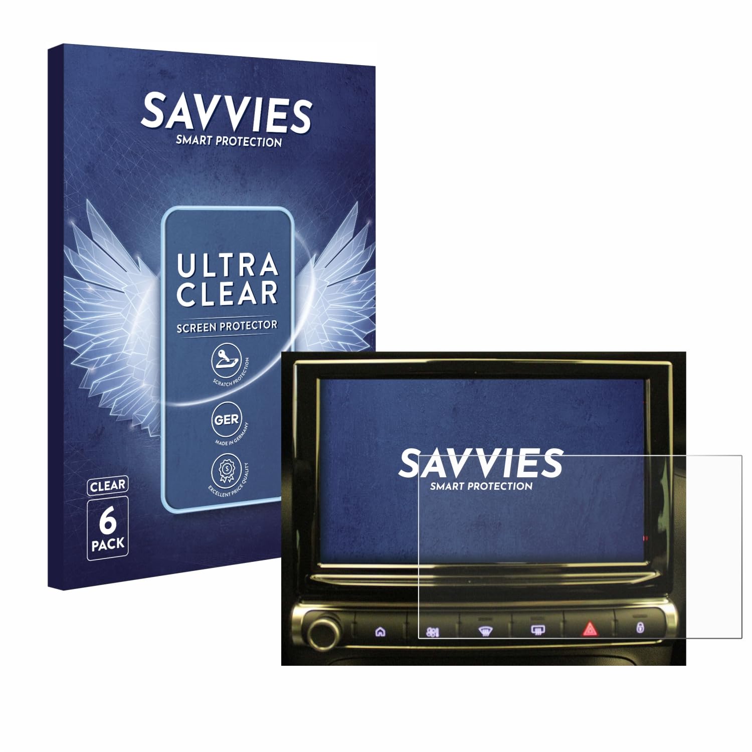 Pellicola Protettiva Kobo Glo - 6 Pezzi, Trasparente, Anti-Graffio