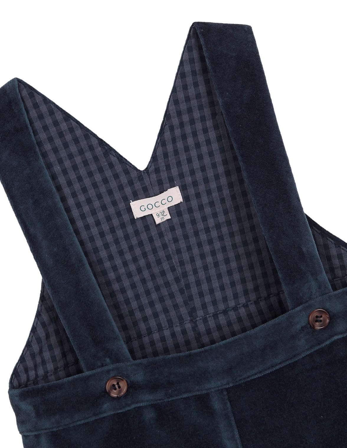 Gocco Pantalon Corto de Terciopelo con Tirante Bebés