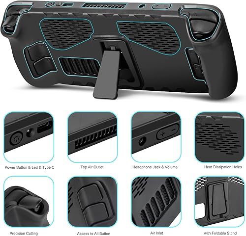 Miniatura 4 de Funda protectora con soporte para cubierta de vapor OwlTree de poliuretano termoplástico duradero a prueba de golpes protector anticolisión para