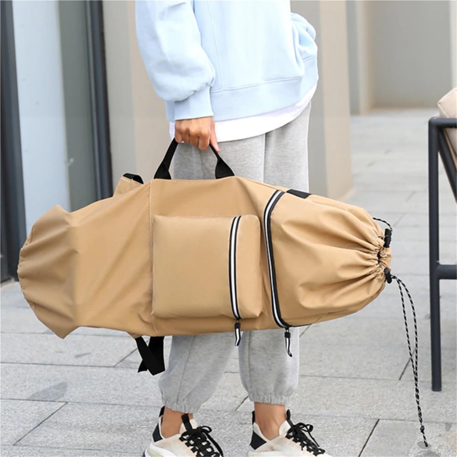 Borsa da Skateboard Zaino porta skateboard, borsa attrezzatura subacquea, multifunzione, chiusura con coulisse for uomo e donna