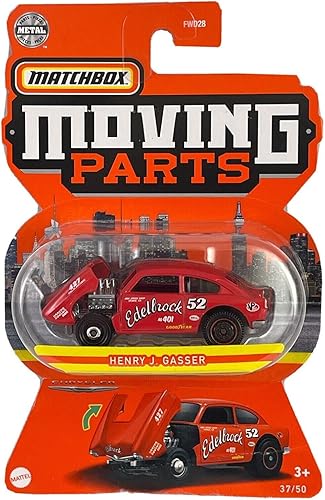 Matchbox Piezas móviles Henry J Gasser [Rojo] 37/50