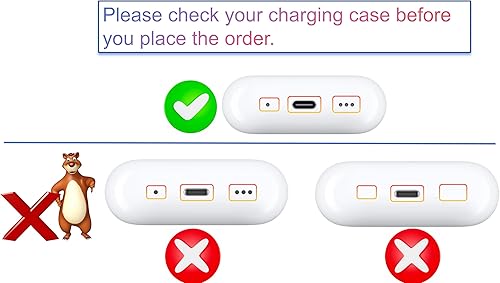 Miniatura 5 de Meenova Reemplazo de auriculares derechos OEM para Pods Pro (2 generación) A3047, A3048, A3049, solo lado derecho original, compatible con funda de