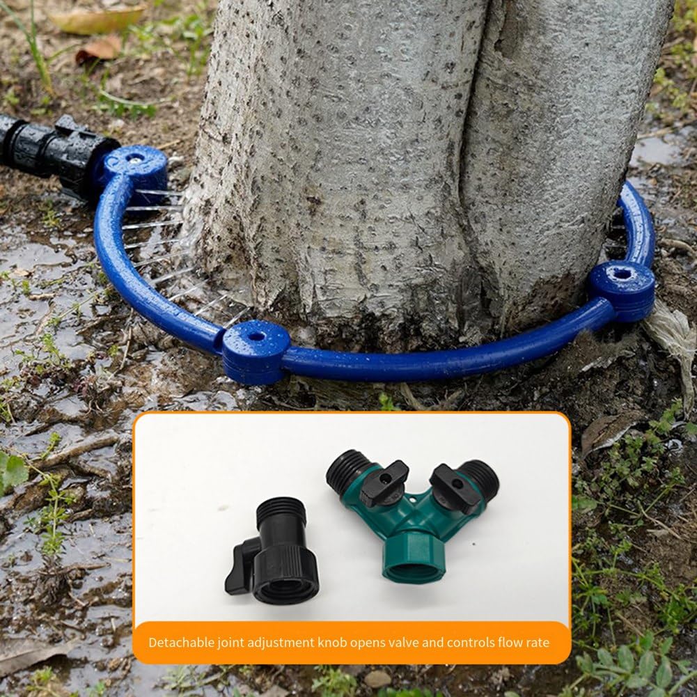 Système D'Eau D'Arbre à 360 °, Outil D'Arrosage des Racines D'Arbre, Système D'Irrigation par Aspersion Circulaire en Anneau, Eau Ciblée pour Arbre