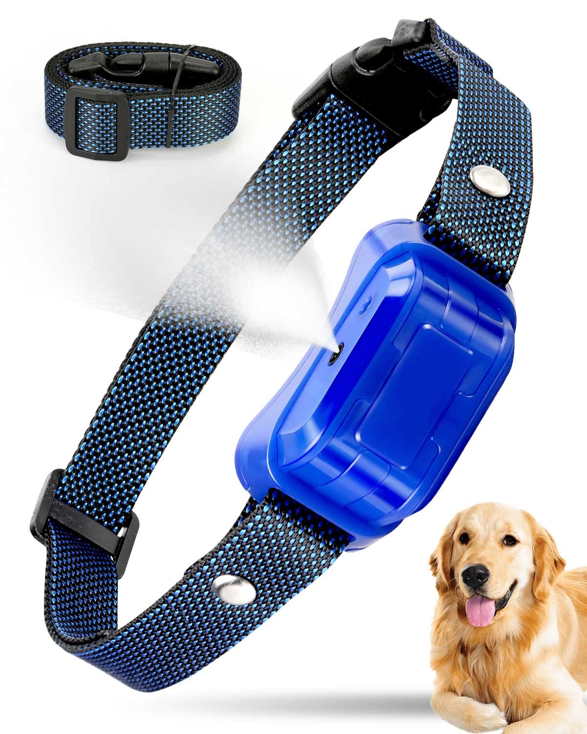 Citronella Bark Collar, [NO Include Citronella Refill] Waterproof IPX67 Spray Bark Collar with 3 Spray & Sensitivity Level, Rechargeable Auto Citronella Dog Collar Humane Anti Barking Collar for DogsK