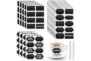 Chalkboard Labels for Indian Spice Organization