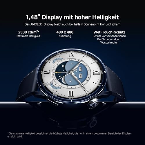 XIAOMI Watch S5 46mm, Smartwatch for Men and Women, 1.48" AMOLED, Fitness Tracker with Heart Rate/Sleep Monitoring, 21 days battery life, 150+ sports modes, dual-band GPS, NFC, Android&iOS, Green - 3