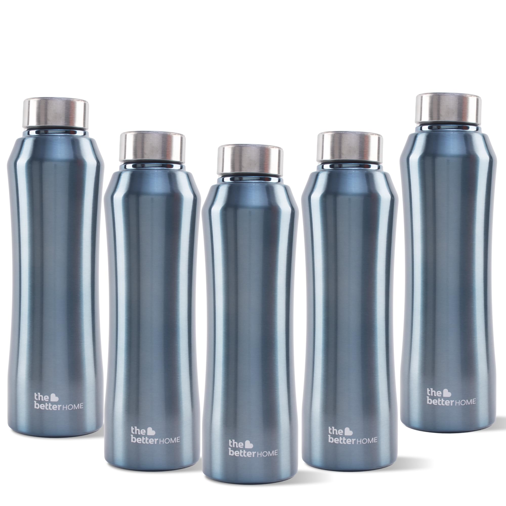The Better Home Stainless Steel Water Bottle 1L | BPA Free Leak Proof Gym Office School | Kids Water Bottle Metallic Blue (B0CMTSLLRY) Amazon Price History, Amazon Price Tracker