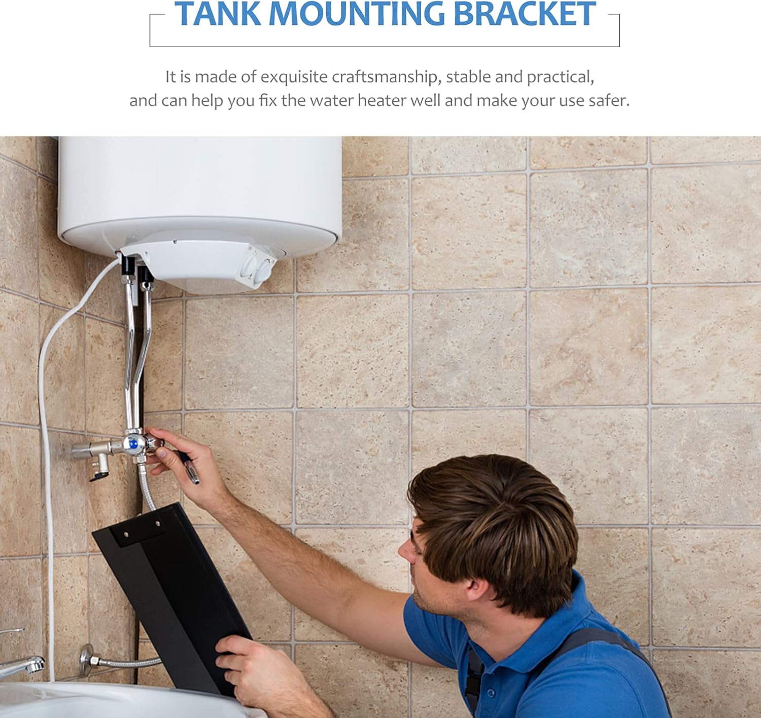 Veemoon Electric Hot Water Heater Bracket Water Heater Hollow Holder Easy Installation Safe Material