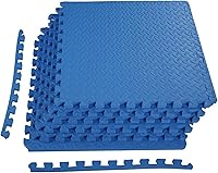 Vista 13 de BalanceFrom Puzzle Exercise Mat 3/4" Thick, EVA Interlocking Foam Floor Tiles for Home Gym, Mat for Home Workout Equipment, Floor Padding for Kids