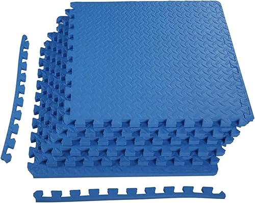 Miniatura 14 de BalanceFrom Azulejo de Espuma EVA Entrelazada para Ejercicio de 24 x 24 pulgadas – Piso de Rompecabezas Antideslizante para Gimnasio en Casa,