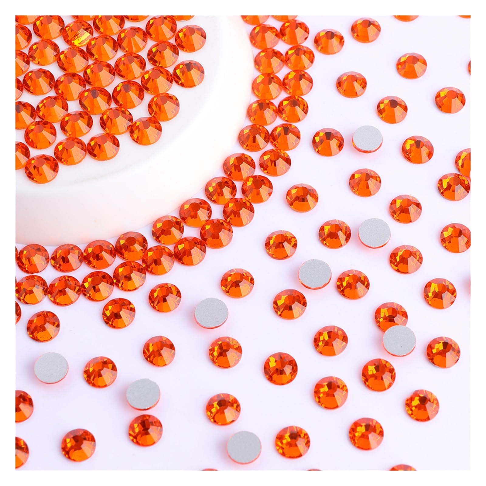 Glass Nail Art Rhinestones Glitter Round Flatback Crystal SS6 SS20 Manicure