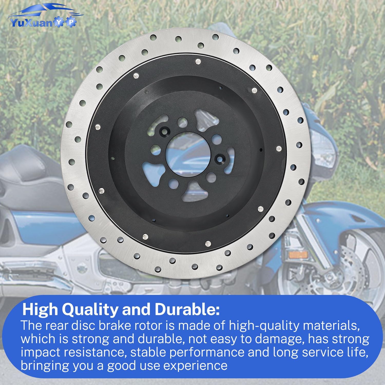 43250-MCA-013 Rear Disc Brake Rotor Fits for Honda Goldwing GL1800 1800 2001-2017# Not F6B Models