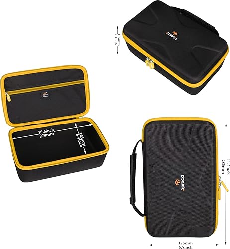 Vista 8 de Aproca Estuche de viaje de almacenamiento duro apto para compresor de aire AstroAI, inflador de neumáticos, bomba de aire portátil