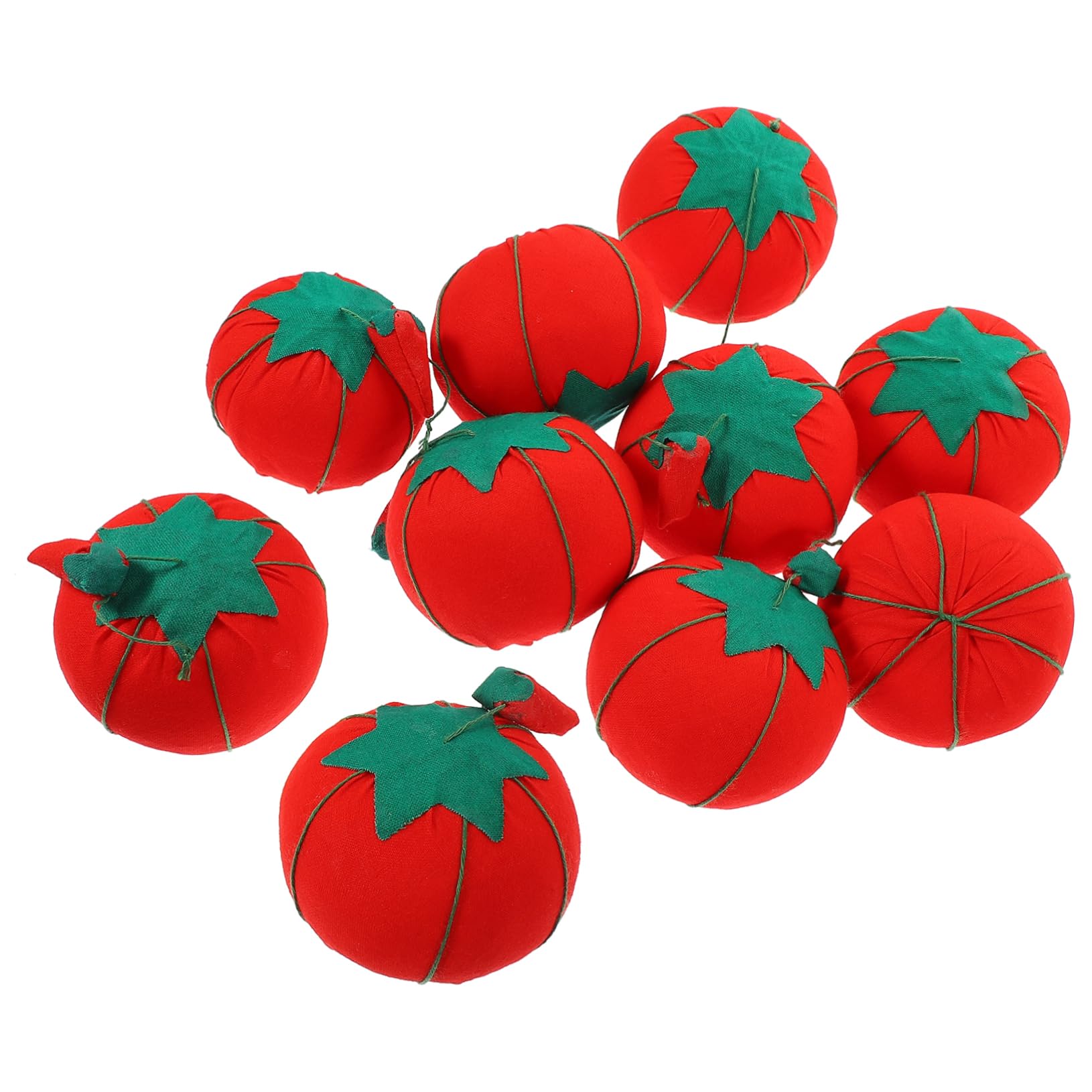 Cabilock 40piezas Alfiletero Diseño Tomate y Cojín De Agujas Compacto Para Manualidades Suministro De Costura y