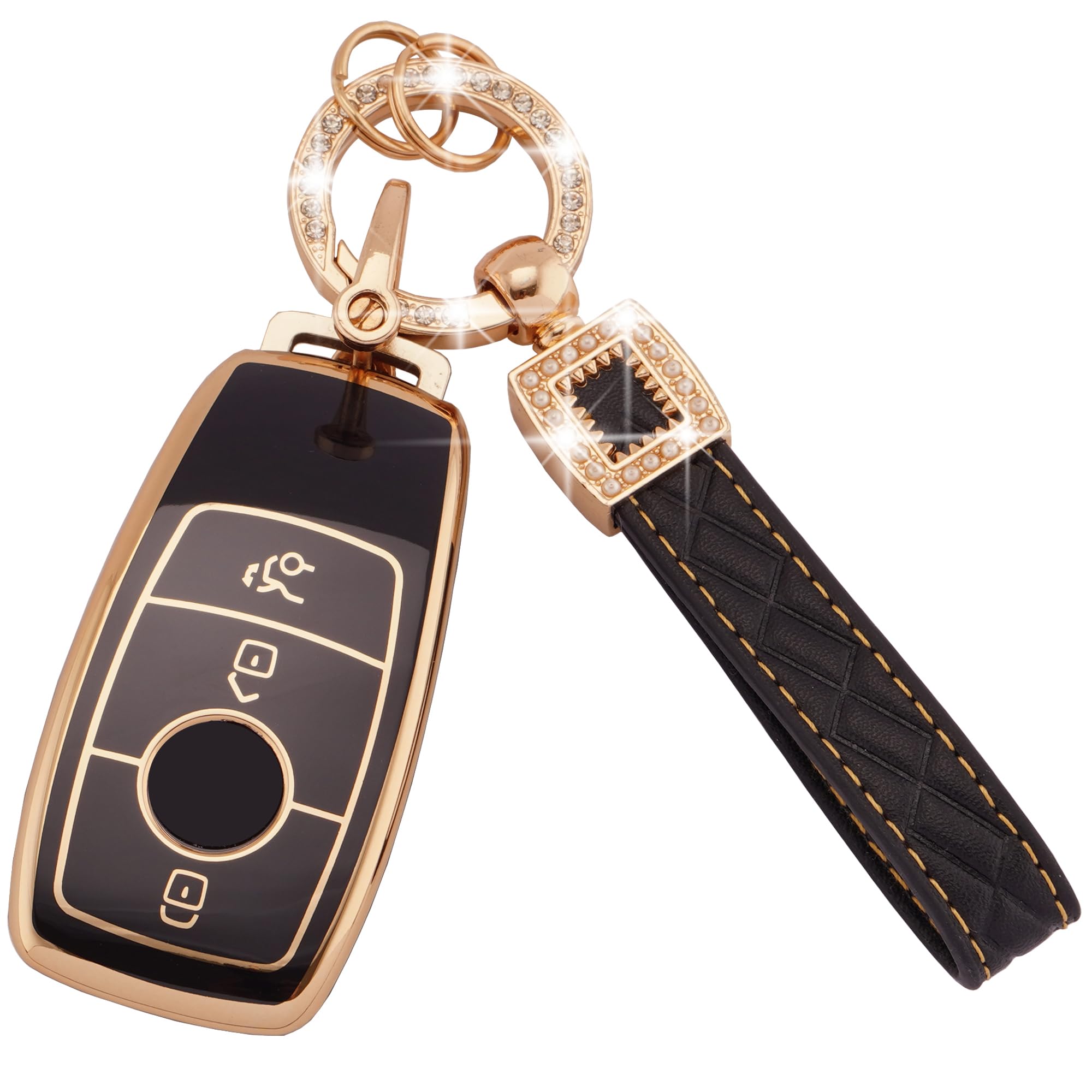 Car Key Fob Case Fit for Peugeot 107 207 307 307S 308 407 607 807 3008 5008 Citroen C2 C3 C4 C5 C6 C8 Xsara 2 Buttons Flip Folding Key Case Shell with Leather Keychain Lanyard (BP-Pgt-2F) — view 36