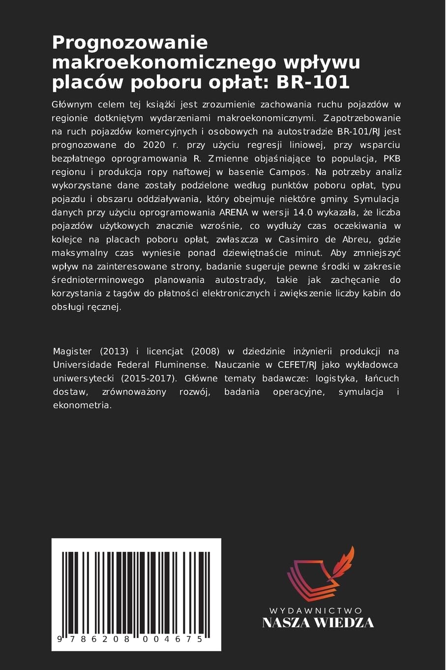 Prognozowanie makroekonomicznego wplywu placów poboru oplat: Br-101