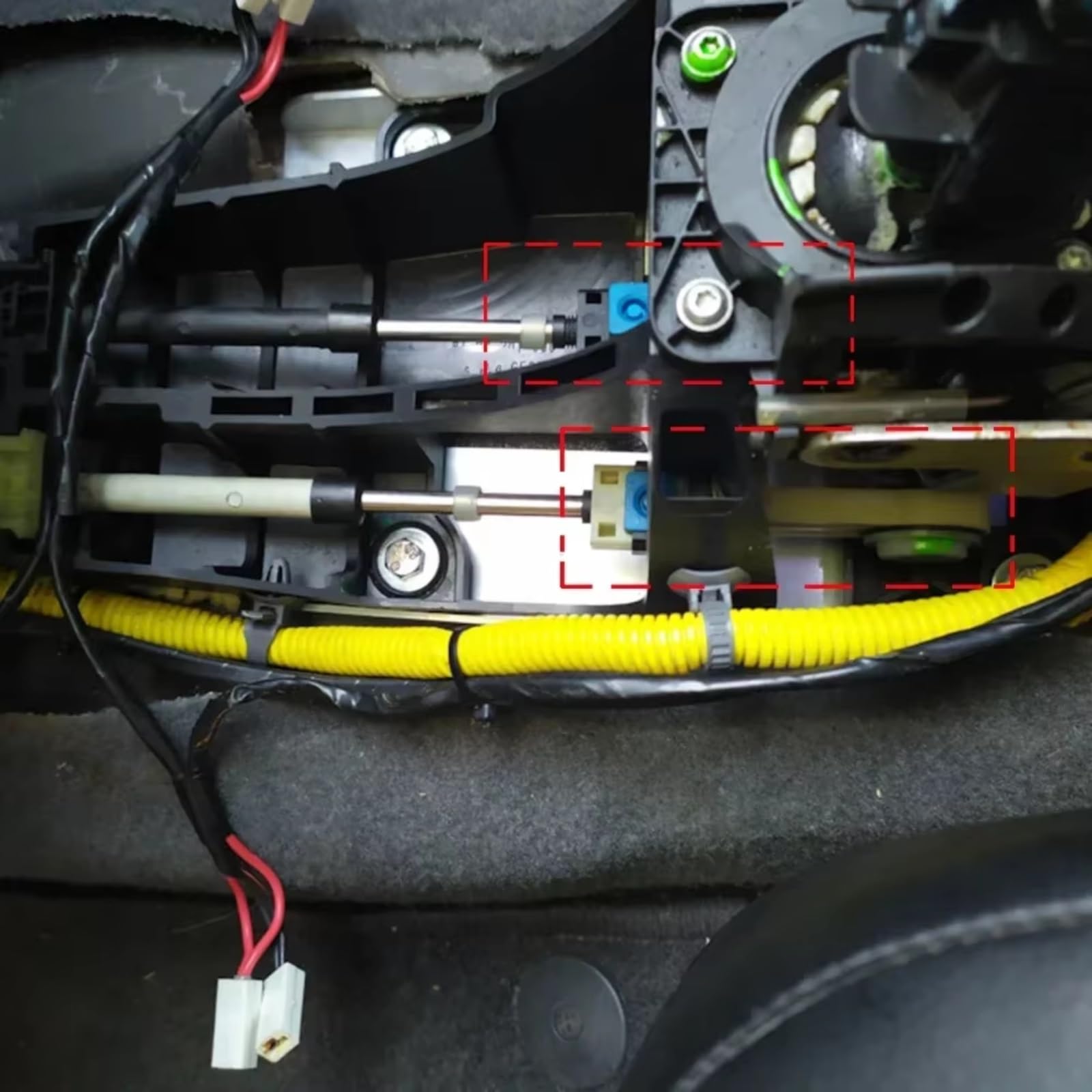 Autozubehör Schaltseil 6-Gang-Schaltkabel-Einsteller-Baugruppe, Schaltgestänge-Anschlusssteuerung 55566686, Kompatibel Mit Opel Für Insignia A G09 2009-2012 2013 2014 2015 2016(Style 1)