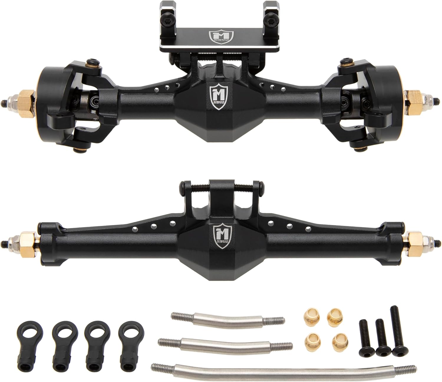 Amazon.com: MEUS RACING +5mm TRX4M Axles Max 52° Steering for Traxxas ...