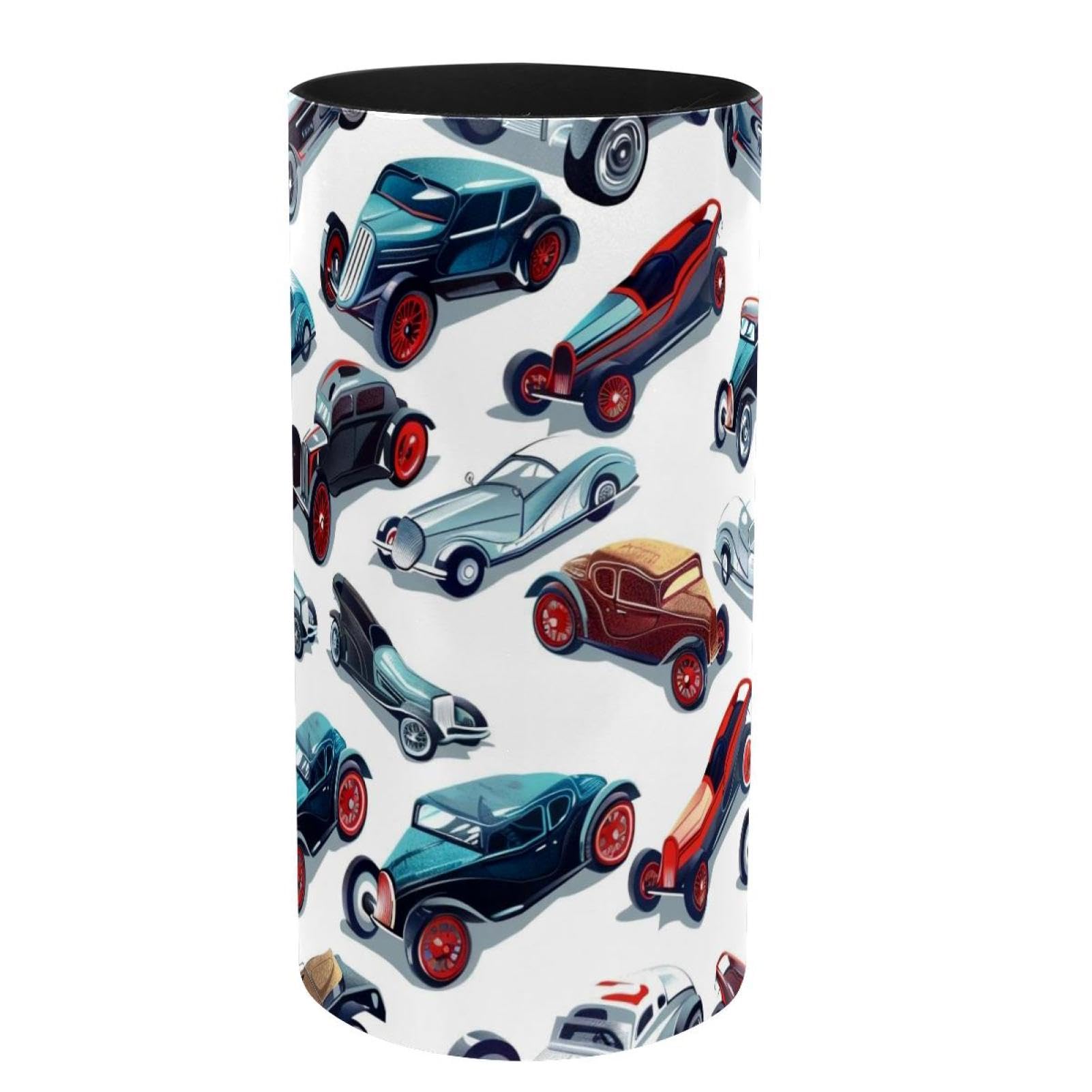 Pinceaux de maquillage et stylos rangés avec ce pot à crayons voiture musicale