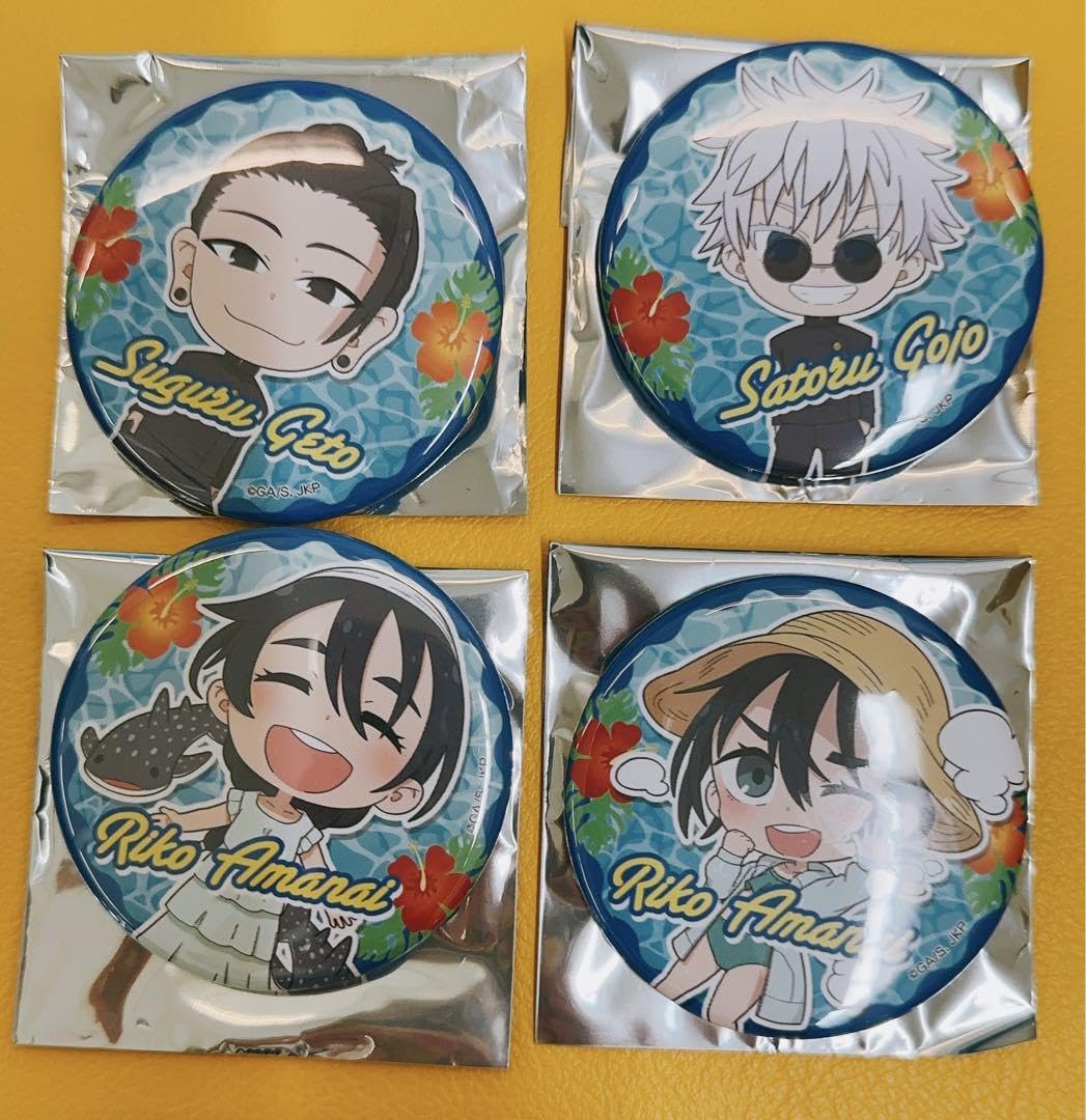 Amazon | 呪術廻戦 沖縄 コラボ 缶バッジ 五条 夏油 天内 セット  