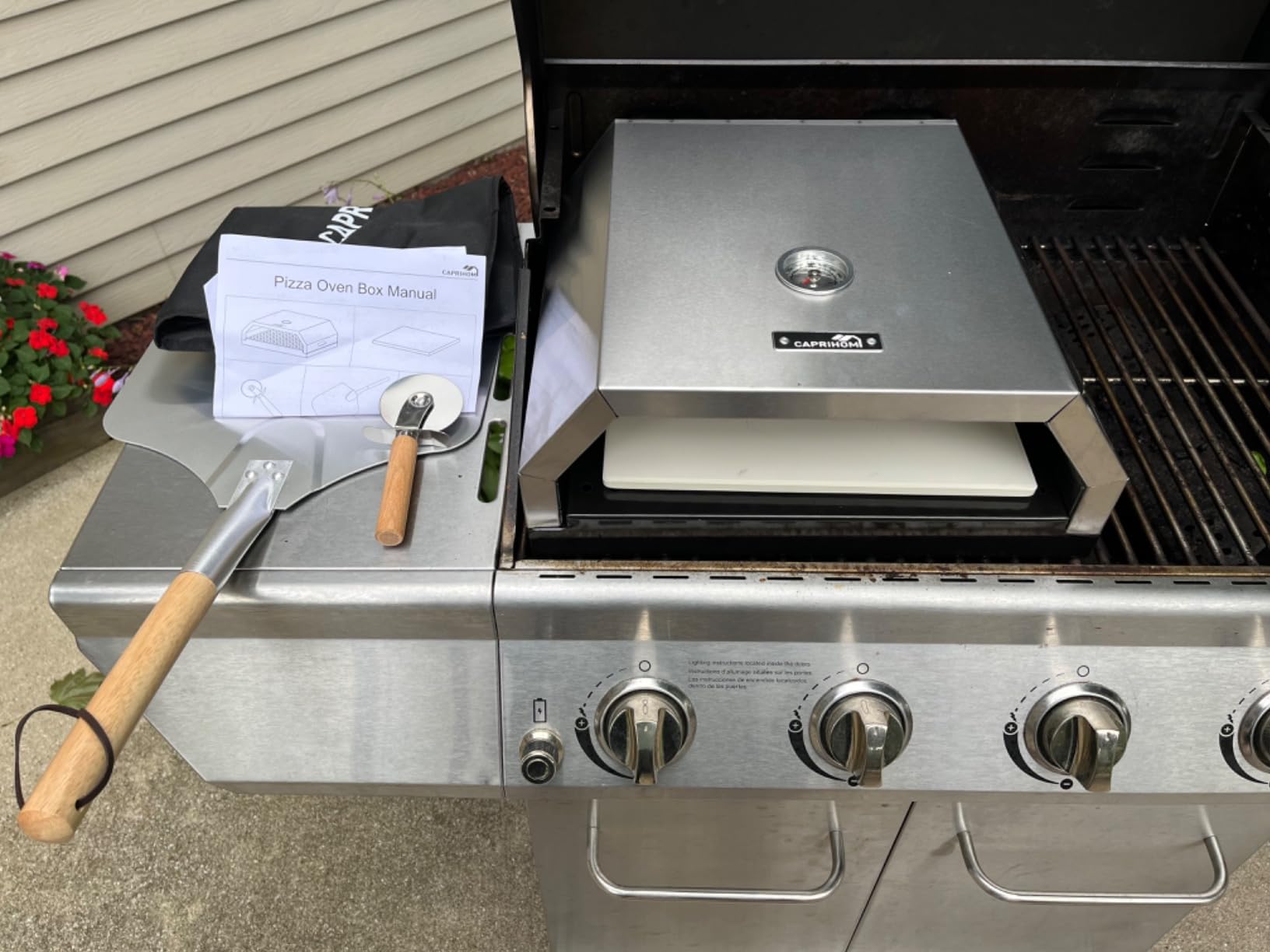 16/mo Finance Pizza Box for Grill Caprihom Portable Grill Top