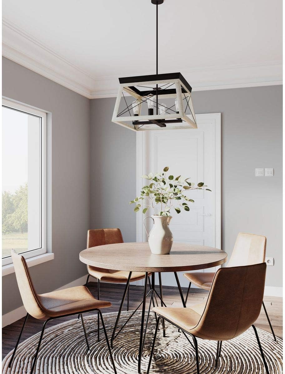 Get Discount Offer Briarwood Collection 4-Light Coastal Chandelier Light Graphite