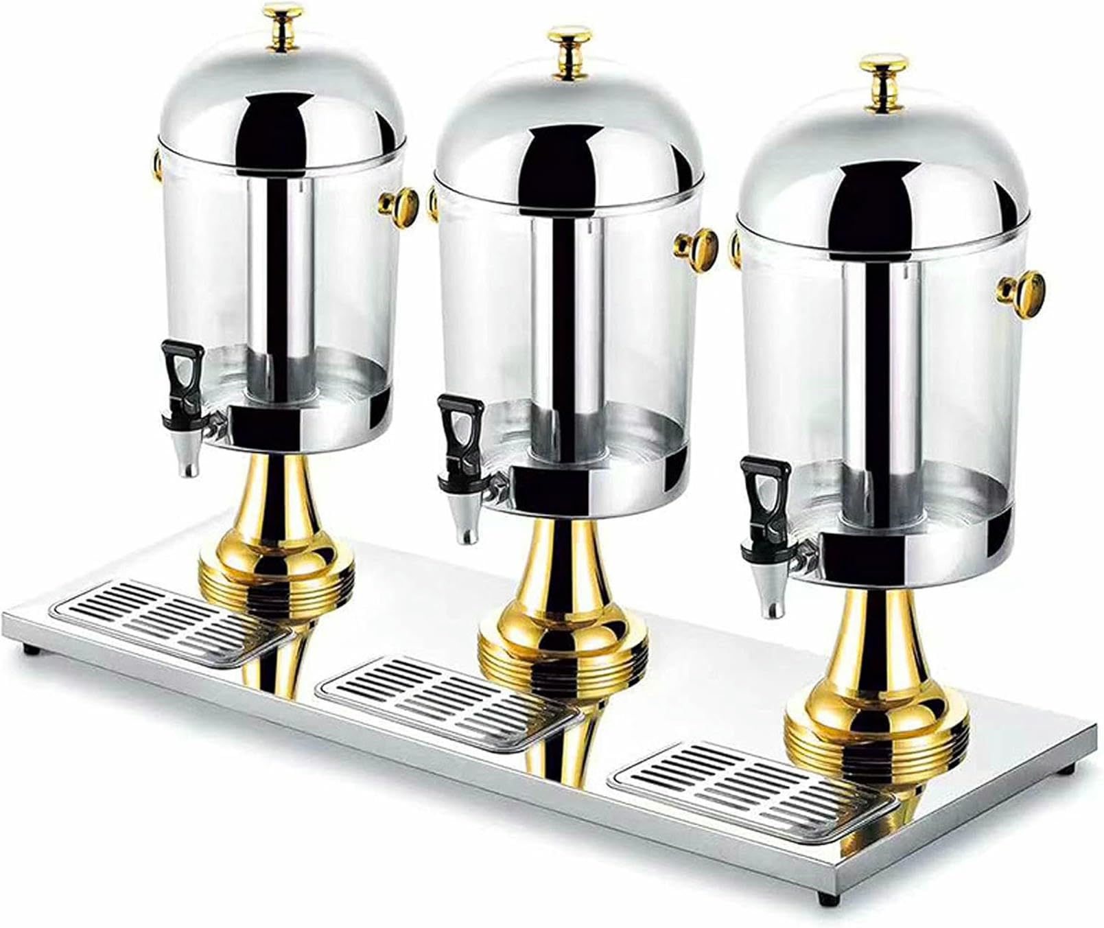 Urna Chafer, Urna Chafer per caffè, Dispenser per Bevande Calde E Fredde, Dispenser per Succhi di Frutta 8/16/24L, Dispenser per Bevande per tè Freddo in Acciaio Inossidabile Attrezzato