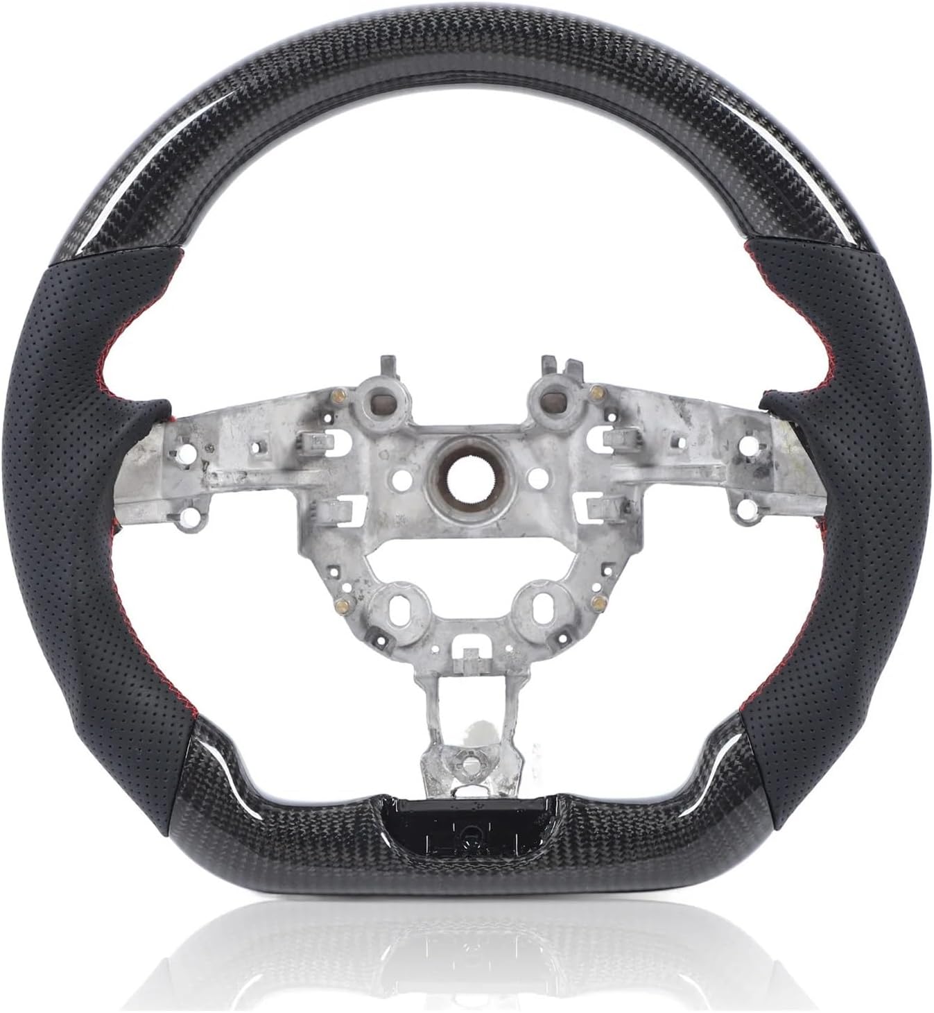 オバタイプ長穴23πステアリング KANGYEBAIHUODIAN カーボンファイバーステアリングホイール穴