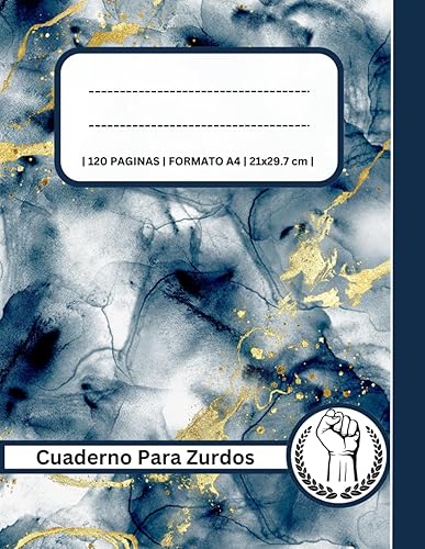 Cuaderno Para Zurdos Libro de composición escolar para niños y adultos zurdos para facilitar la escritura a mano 120 Paginas A4 (Yiddish Edition)