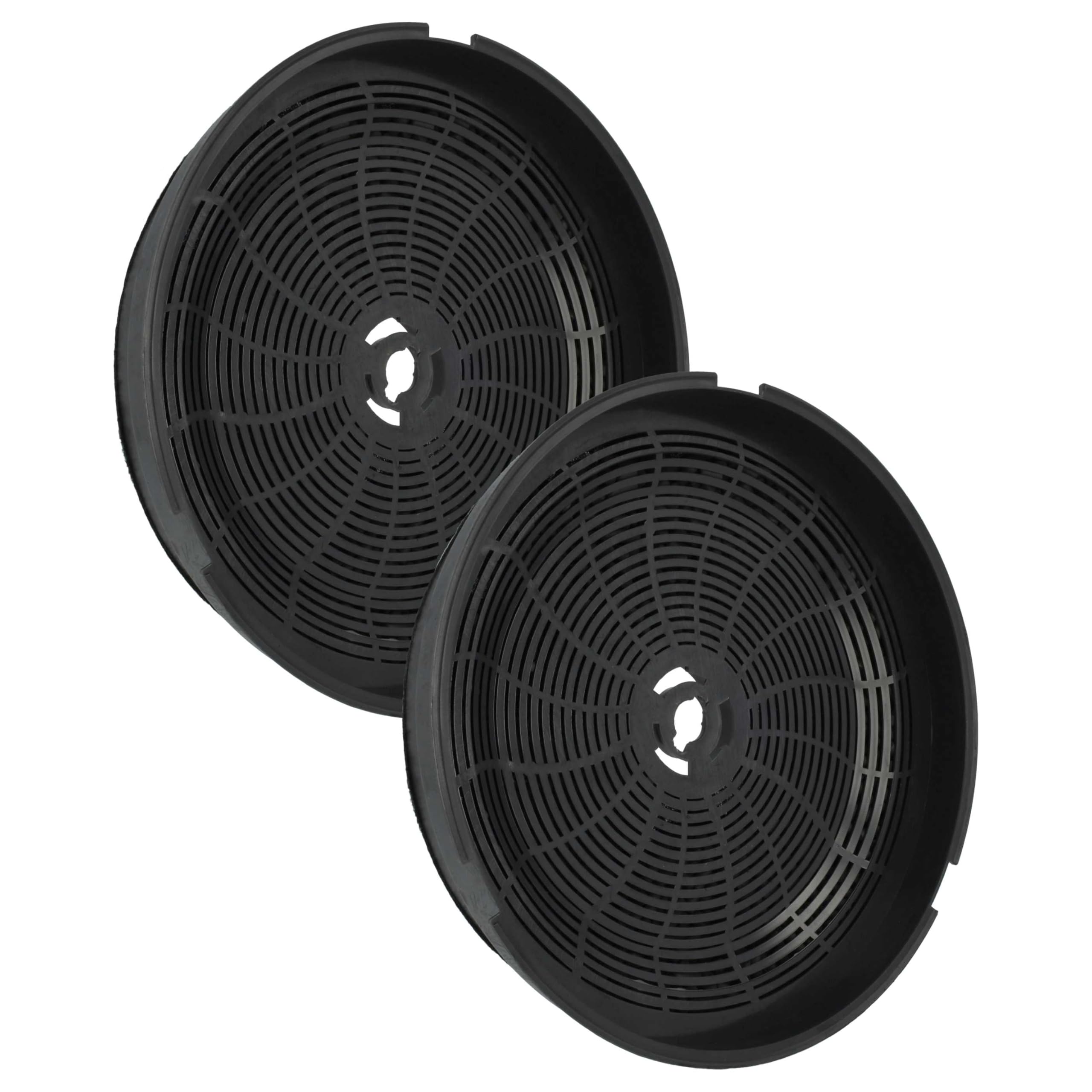 Vhbw Black 2X Activated Carbon Filter Replacement For Smeg Flt6, 690073176 For Extractor Hood