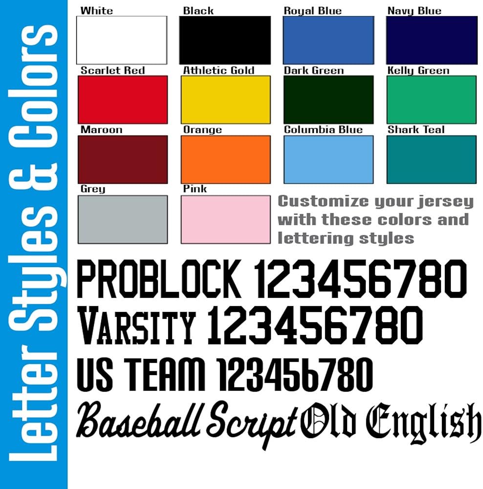 Gameday Mens Fan Wear Custom Football Jersey with Your Names and Numbers : Sports & Outdoors