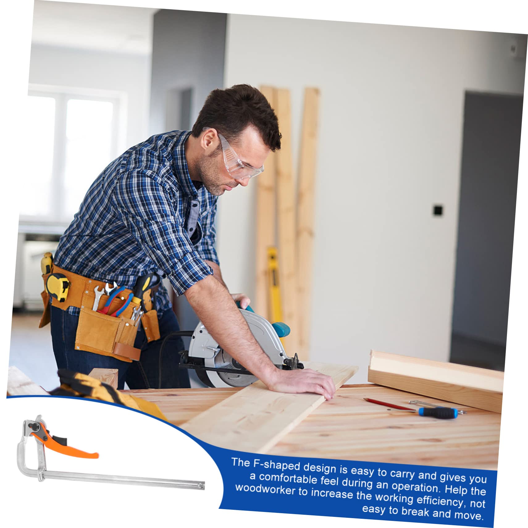 iplusmile Serre-joint Pour Travail Du Pince Robuste Clip Fixe Pour Bricolage Outil Pratique Sans Effort