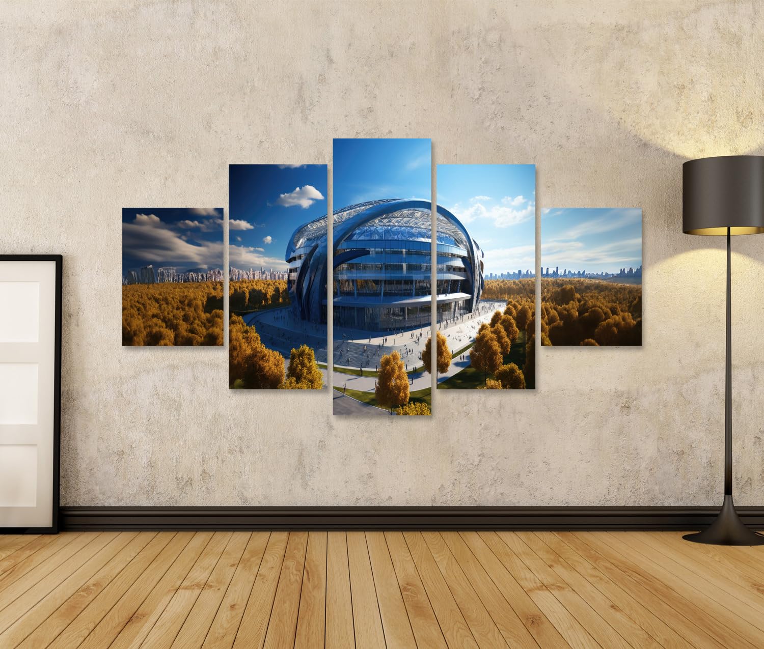 islandburner Quadro su tela stadio di calcio gioco di campionato squadre giochi per tifosi di calcio camera dei bambini immagini murali poster