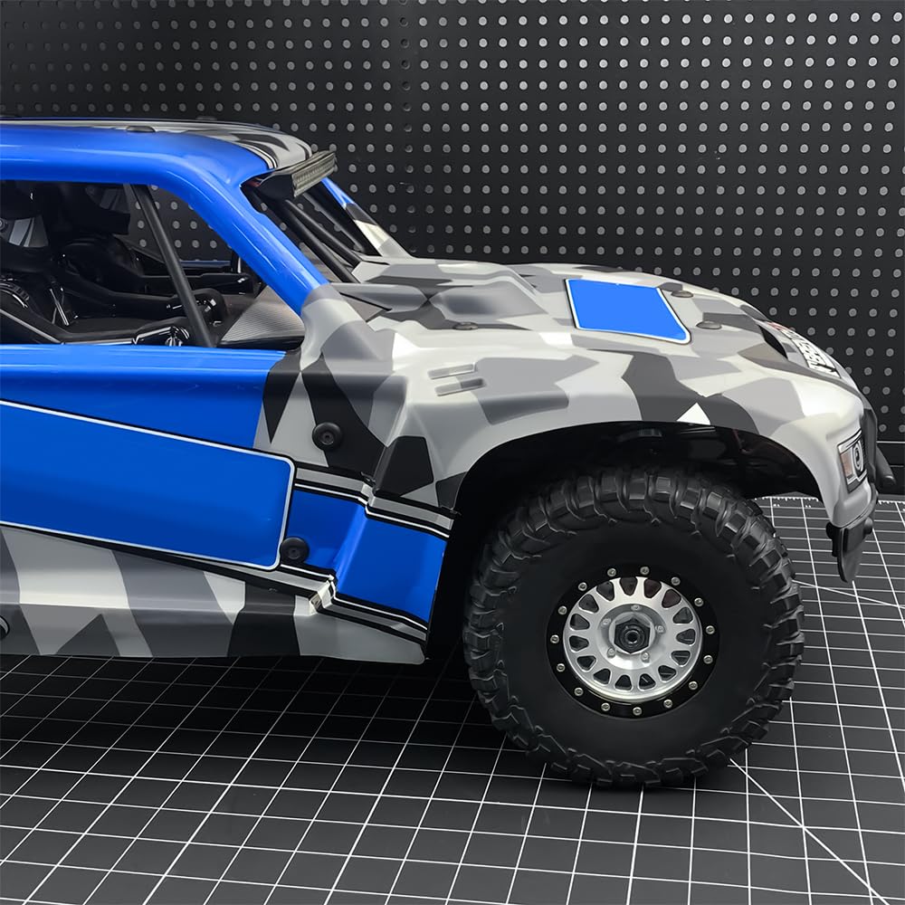 4 sztuki CNC RC Beadlock felgi Wheel Rims do Losi 1/6 Super Baja Rey 2.0 RC Truck Upgrade akcesoria
