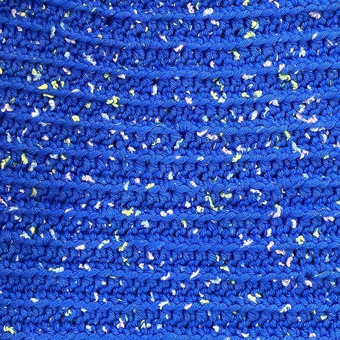 Image of Tweed Twinkles Soft Baby Yarn for Crocheting, 4-Pack (696Yds / 400G), Free Patterns - Acrylic Baby Blanket Knitting Yarn with Flecks - Size 3 DK Light Worsted Weight - Royal Blue