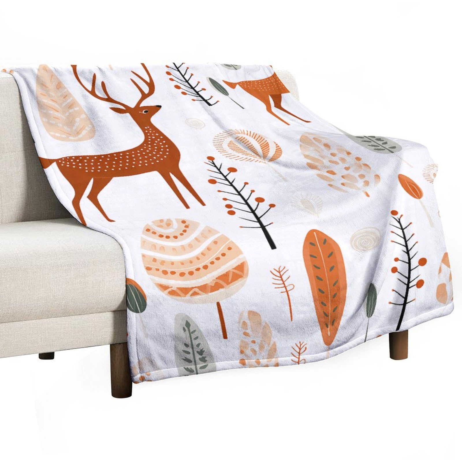 Couverture douce et chaude plaid léger animaux pour éliminer le froid du lit