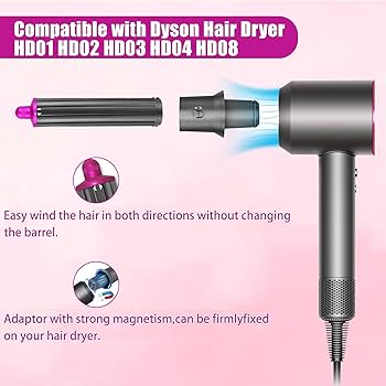 Dyson ドライヤー　hs05 40㎜カーラー　ロング Amazon.co.jp: 1.6インチ/40ミリメートルロングヘアカーリング