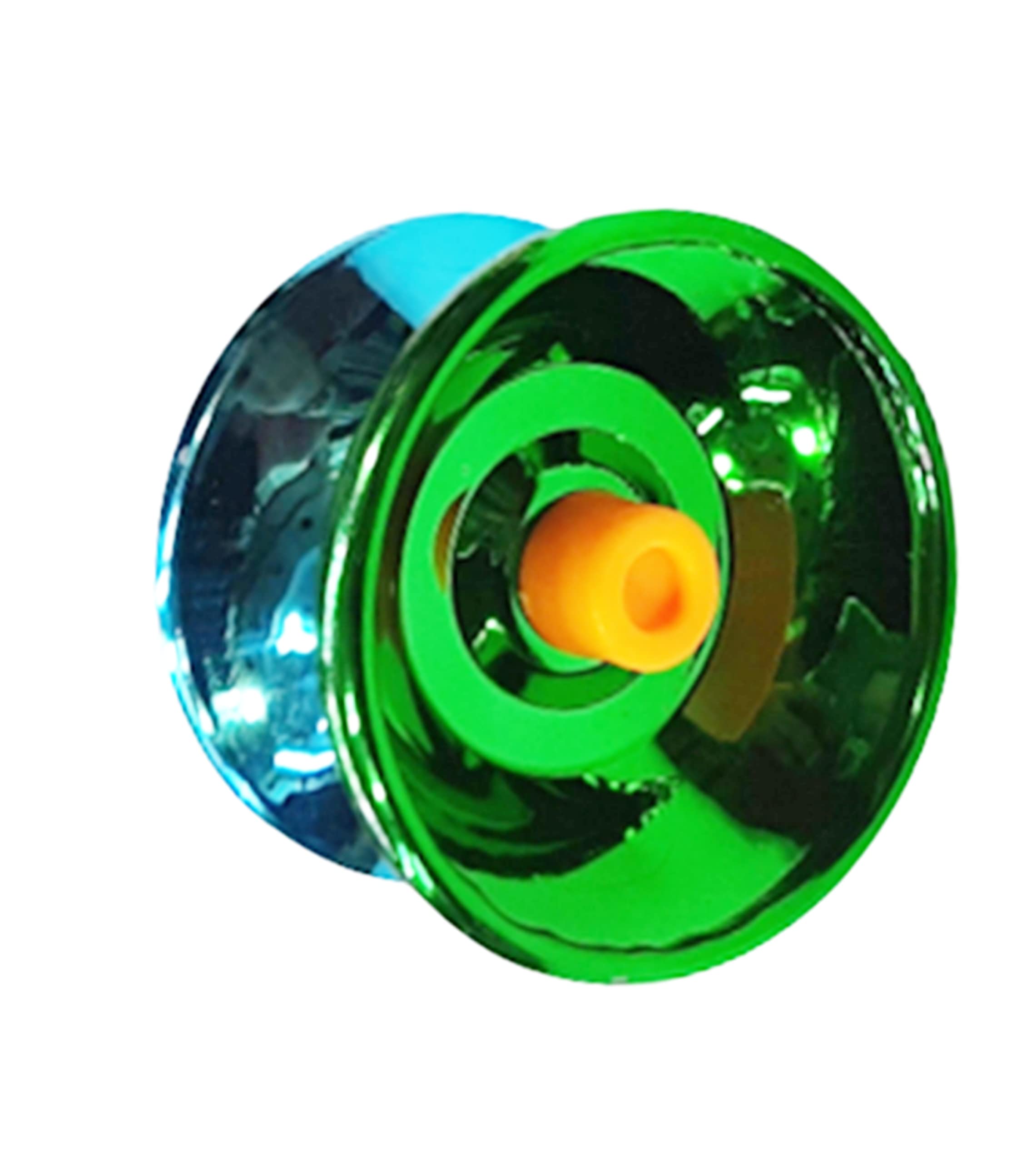 Shivsoft ® Fine Quality High Gloss High Speed Metal YoYo Spiner Toy with Bearing (2.5 inch) Made in India (Green & Blue) (B09YDF4CY6) Amazon Price History, Amazon Price Tracker
