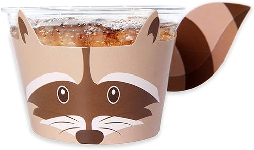 Miniatura 4 de Pop Fizz Designs Woodland Baby Shower - Juego de 24 criaturas del bosque para baby showers