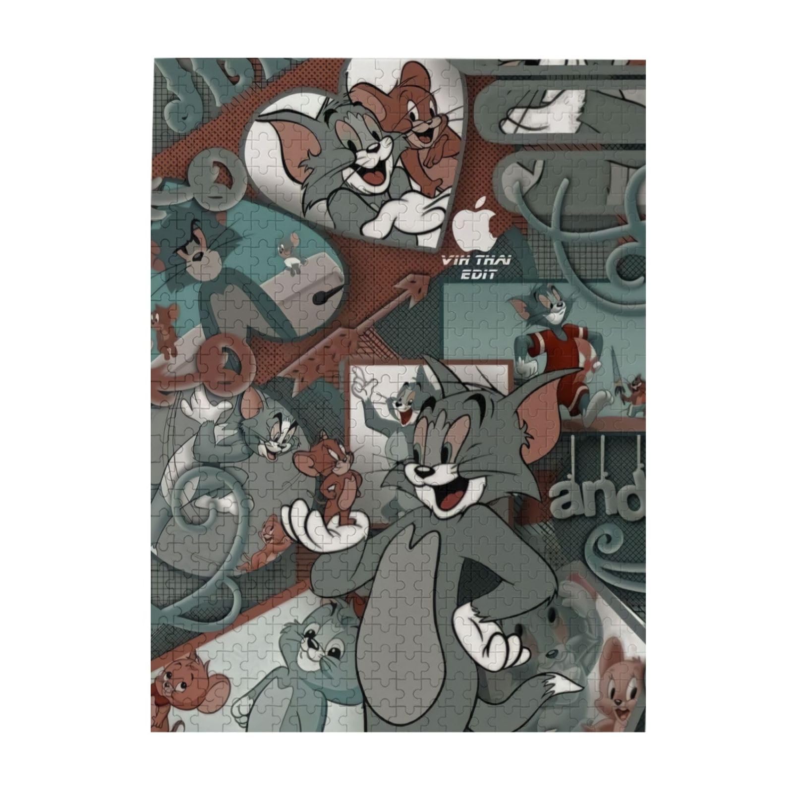 Amazon.co.jp: パズル トムとジェリー アニメ 500ピース ジグソー 大人