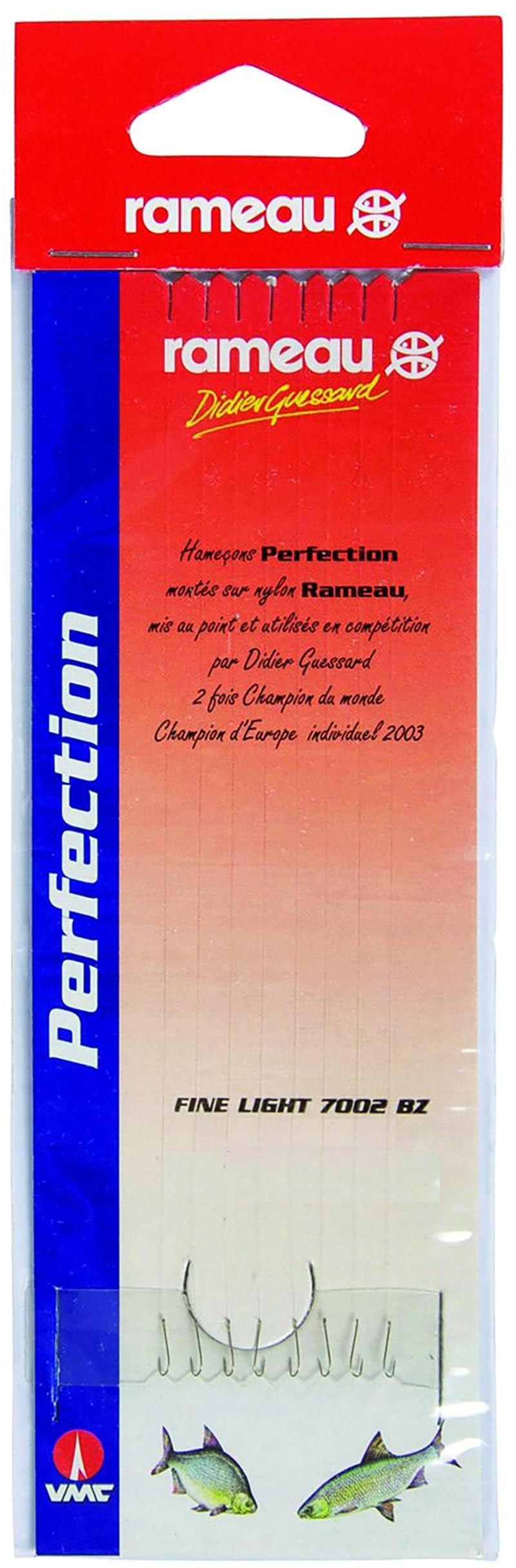 Hameçons Montés Mer Ragot – Lot De 10, Poissons De Roche, Fil 50 Cm, Hameçons VMC 9408 NI – Taille H8 (24/100) – Qualité Et Robustesse