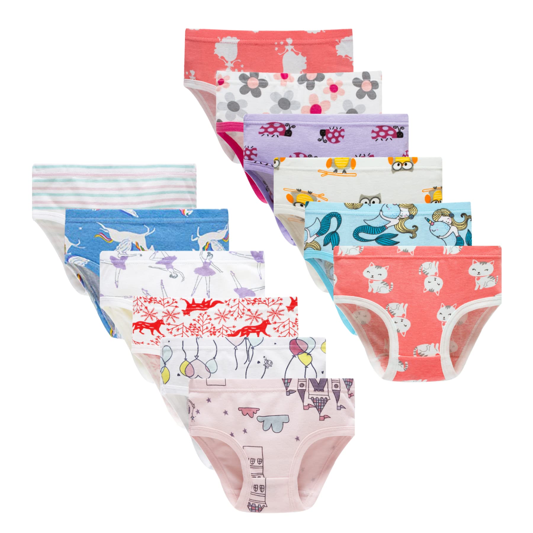 Winging Day Girls Pure Cotton Panties Soft Underwear