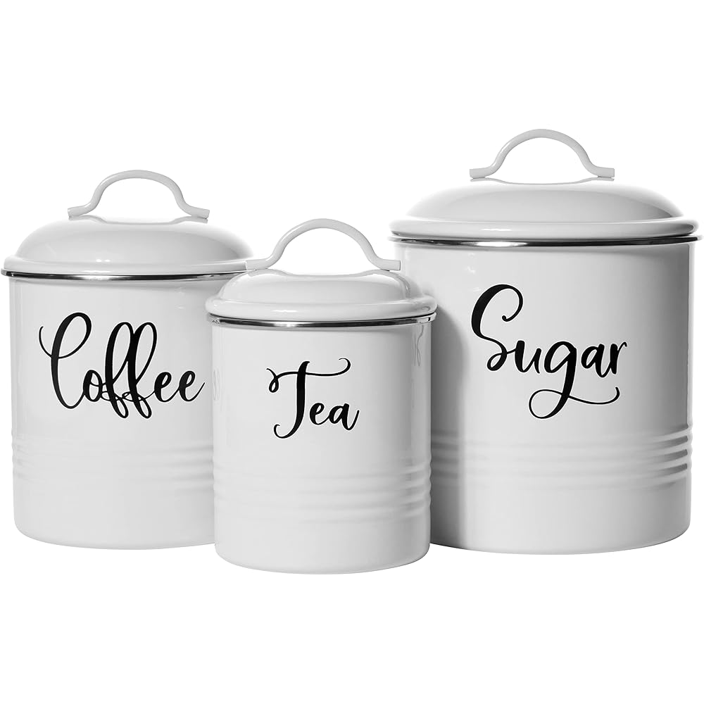 9/mo Finance Home Acre Designs Kitchen Canisters Set of 3 Airtight