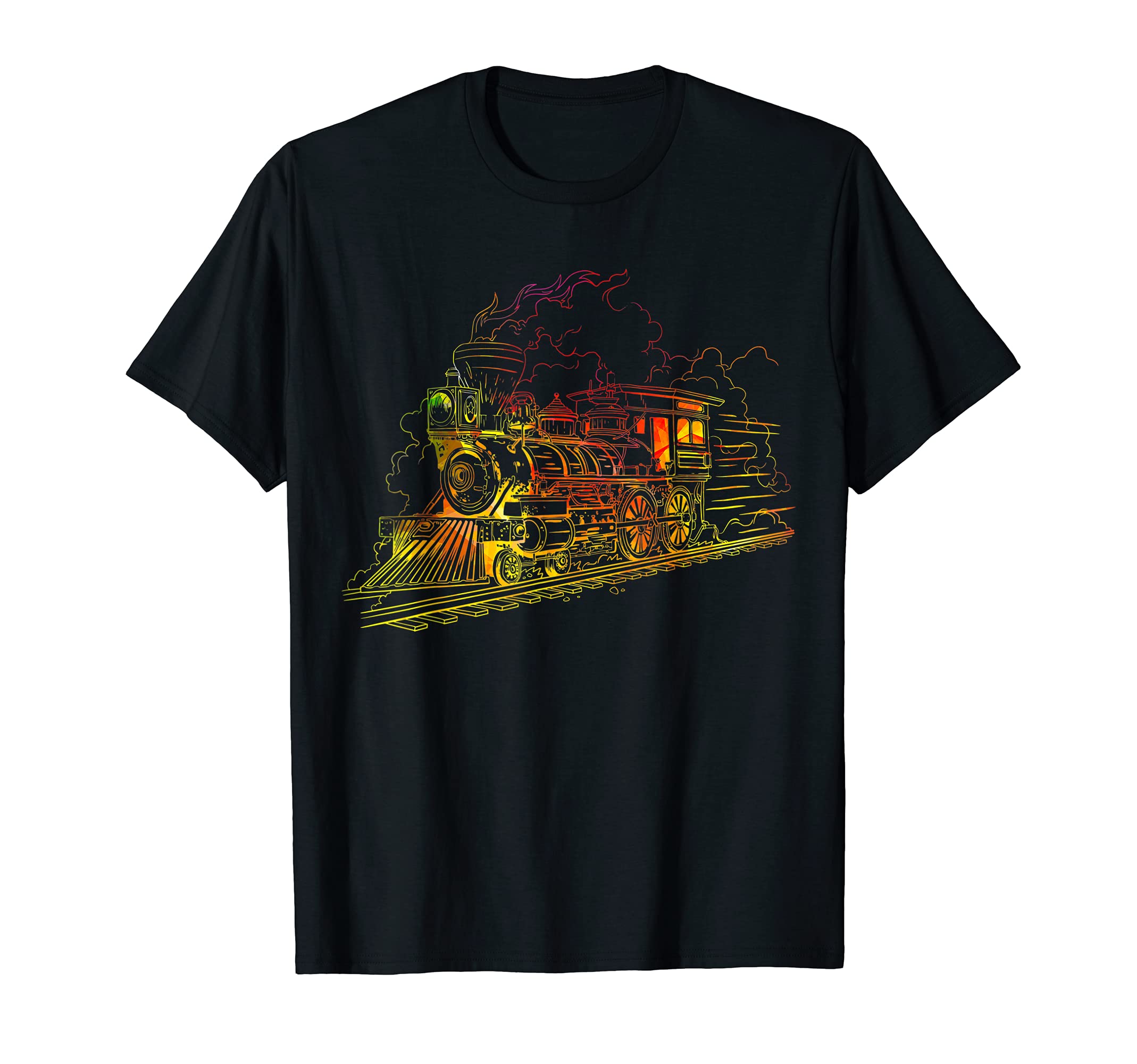Funny Train Railway Locomotive Steam Model Railroad Engineer T-Shirt