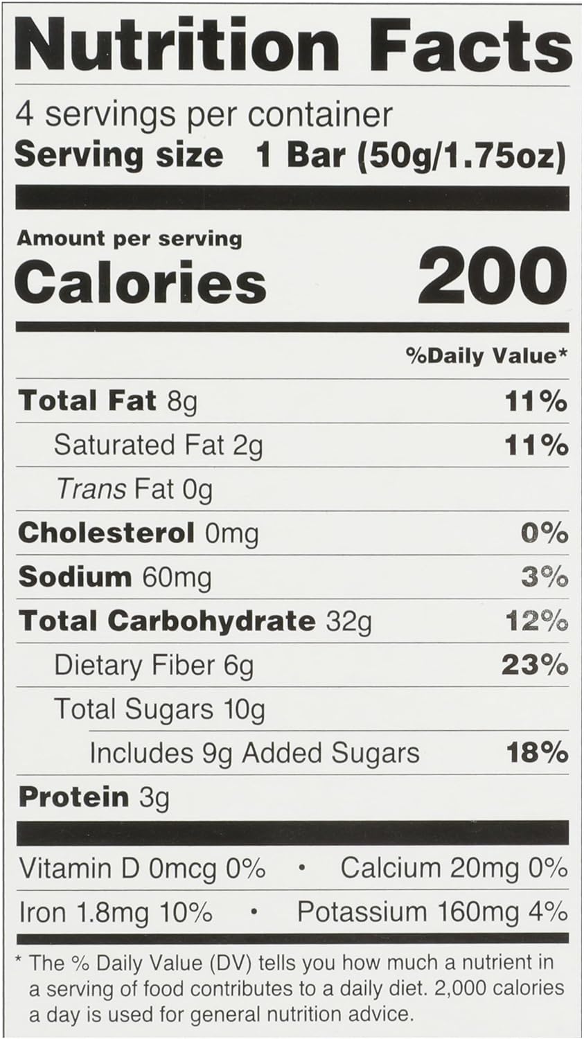 Dave's Killer Bread Organic Snack Bar, Cocoa Brownie Blitz, 16g Whole Grains, No Artificial Ingredients or Preservatives, Kosher, USDA Certified Organic, Non-GMO, 4 Count, 7 Ounce (Pack of 6)