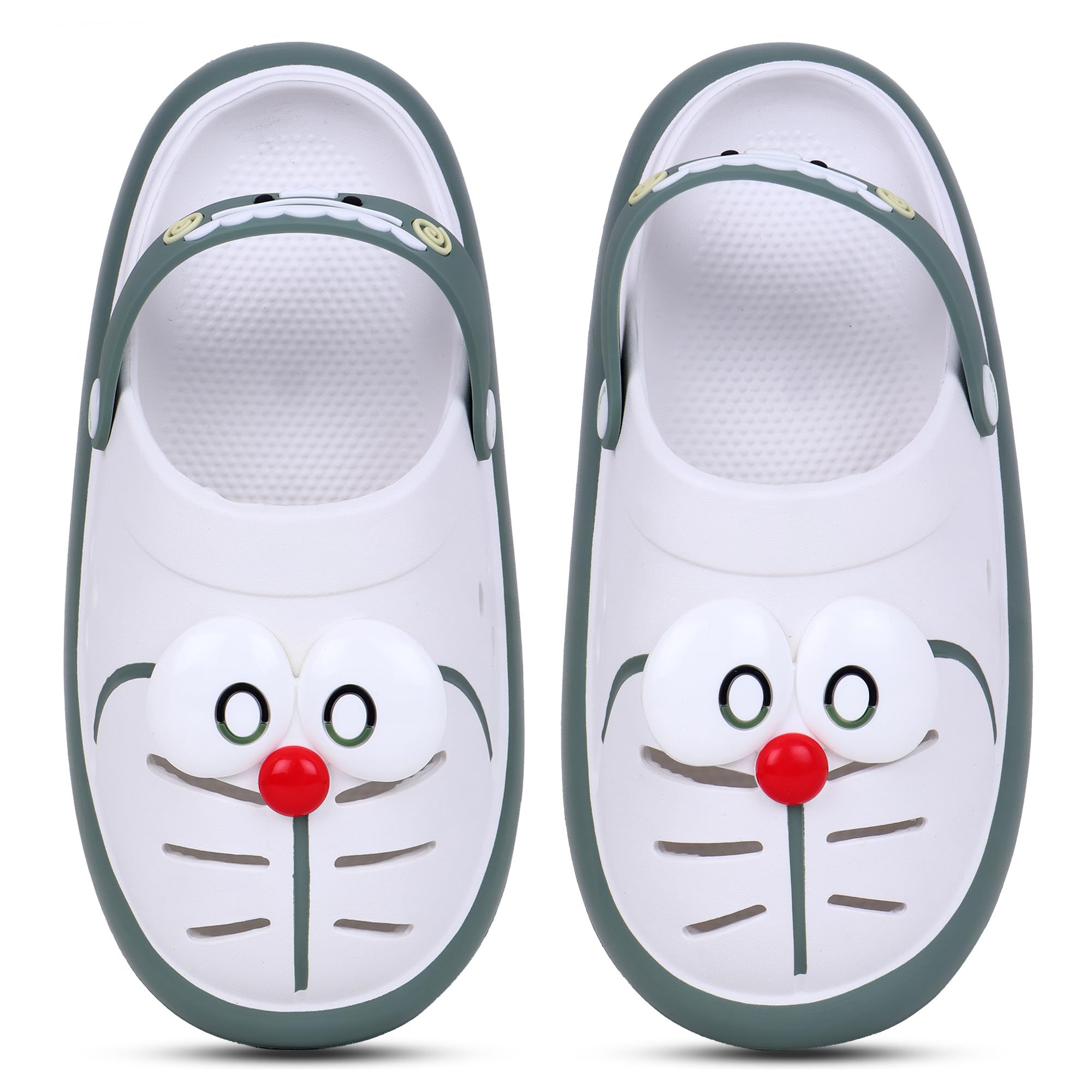 Fashionable Comfortable Lightweight Casual Doremon Designed Clogs Sandal for Women's-image-48