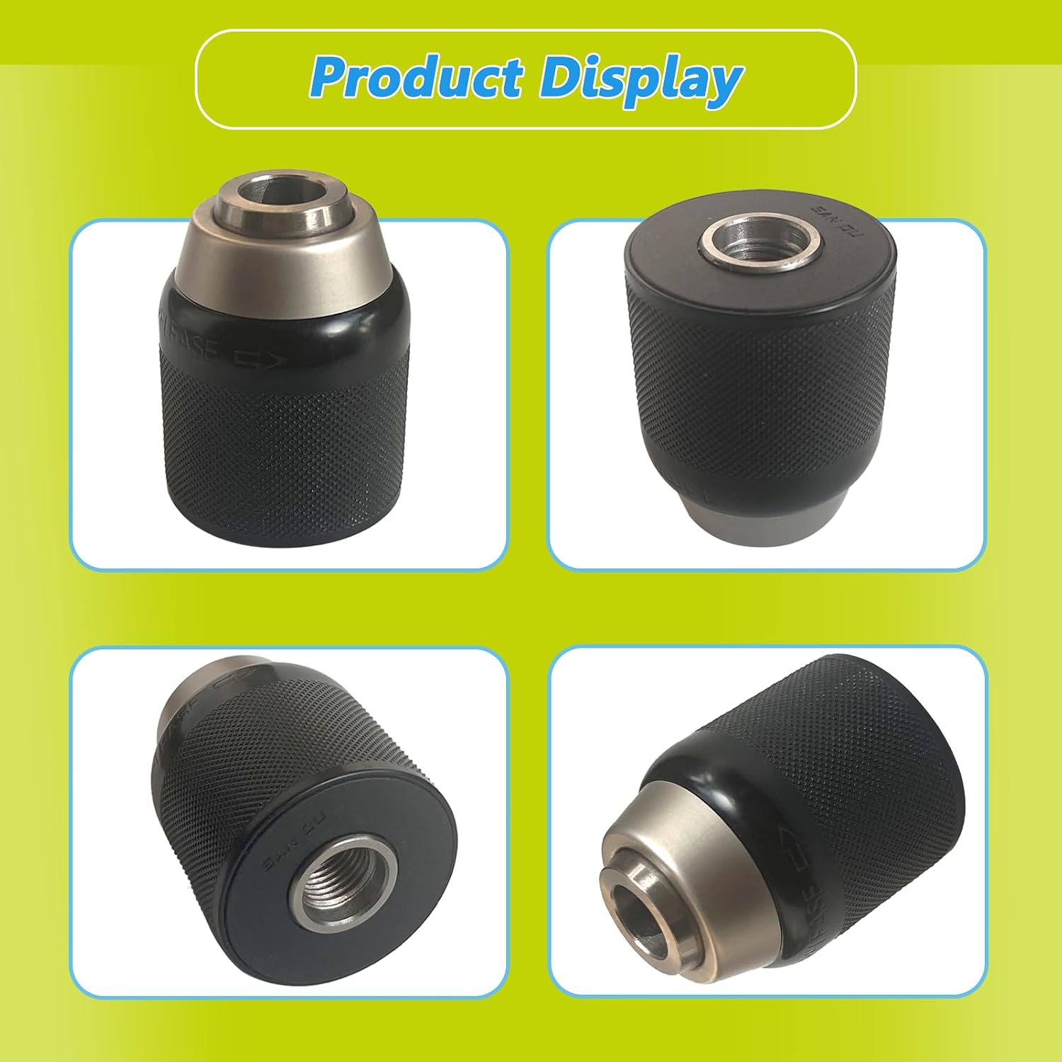 42-66-1006 42-66-2704 Keyless Drill Chuck Fit for Mwkee 42-66-2706 42-66-2707 2804-20, 1/16"-1/2 Clamping Capacity, 9/16"-18 Mount