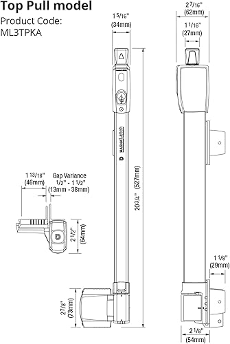 Miniatura 6 de National Hardware Pestillo magnético de seguridad para piscina N346-210, pestillo de puerta a prueba de niños para puertas de piscina o pestillos de