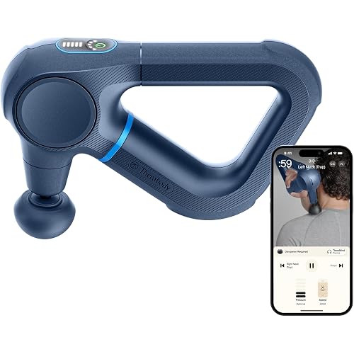 TheraGun Therabody Prime 6th Gen Deep Tissue Massage Gun | Navy | Powerful Percussive Massage With 5 Speeds & A Rugged, Durable Design to Relieve Muscle Pain & Speed Up Recovery
